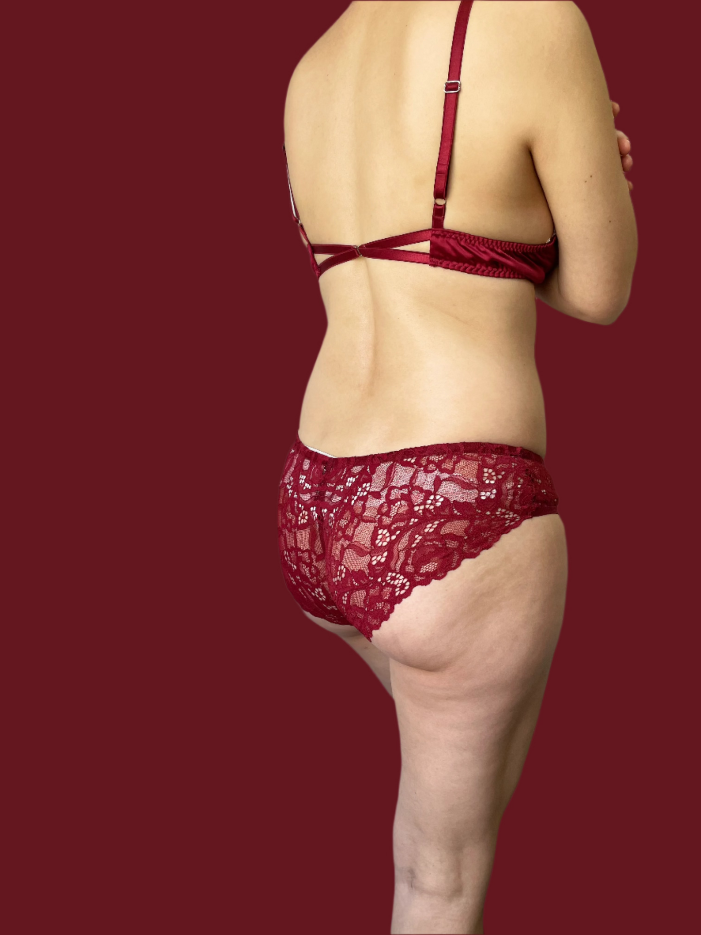Scarlet Bloom Lace Knicker - The Impressive Factor