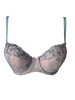 Blush pink handmade push-up bra with lace detail, soft underwire support, crafted in Europe using premium European fabrics, elegant feminine design

The Impressive Factor.